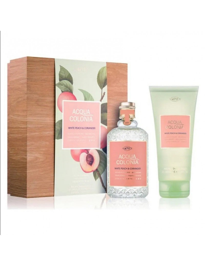 4711 Aqc Duo Set Edc/Sg White Peach+Coriander