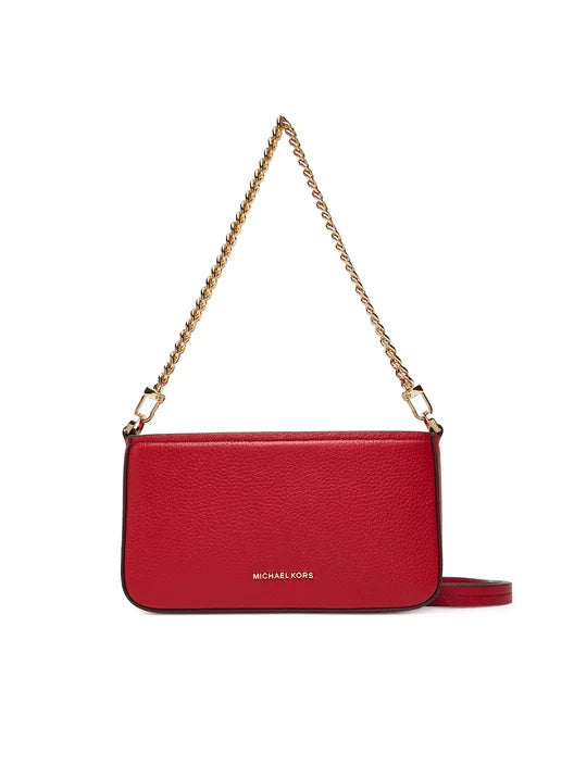 Bolso Michael Michael Kors en cuero texturizado color rojo